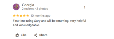 Google review from Yuvraj Tyagi